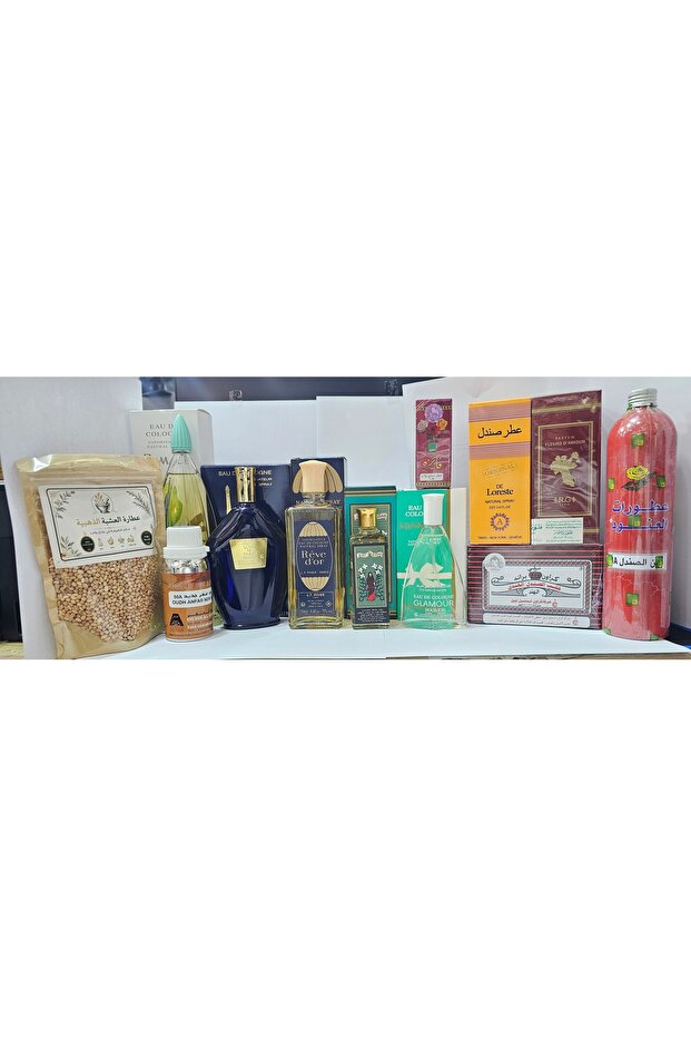 مجموعه عطور وصندل ومحلب11 قطعه