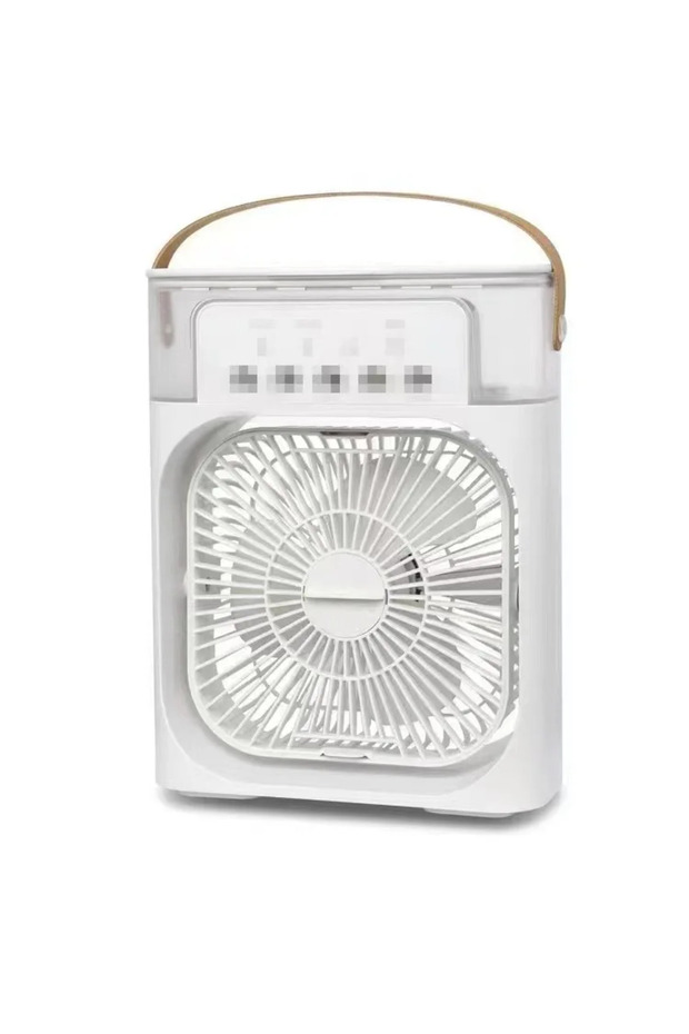 White Portable Humidifier Fan AIr Conditioner Household Small Air Cooler Hydrocooling Portable Air A