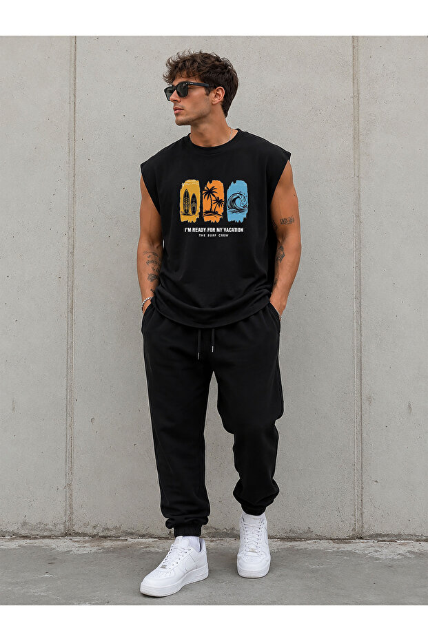 Read for Detailed Description of Zero Sleeve Crew Neck T-Shirt