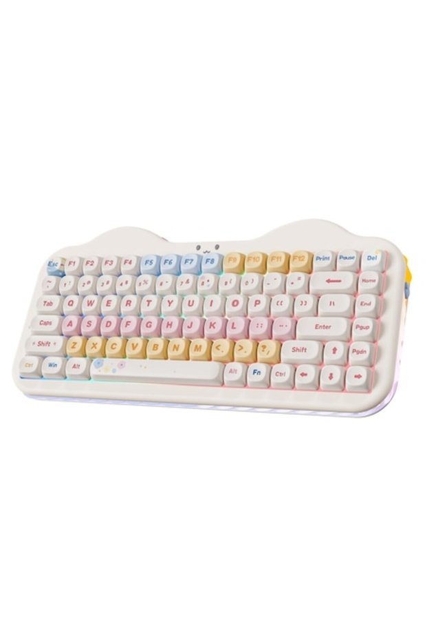 C75 Wireless Mechanical Keyboard, 75%, Beige, Candy Switch