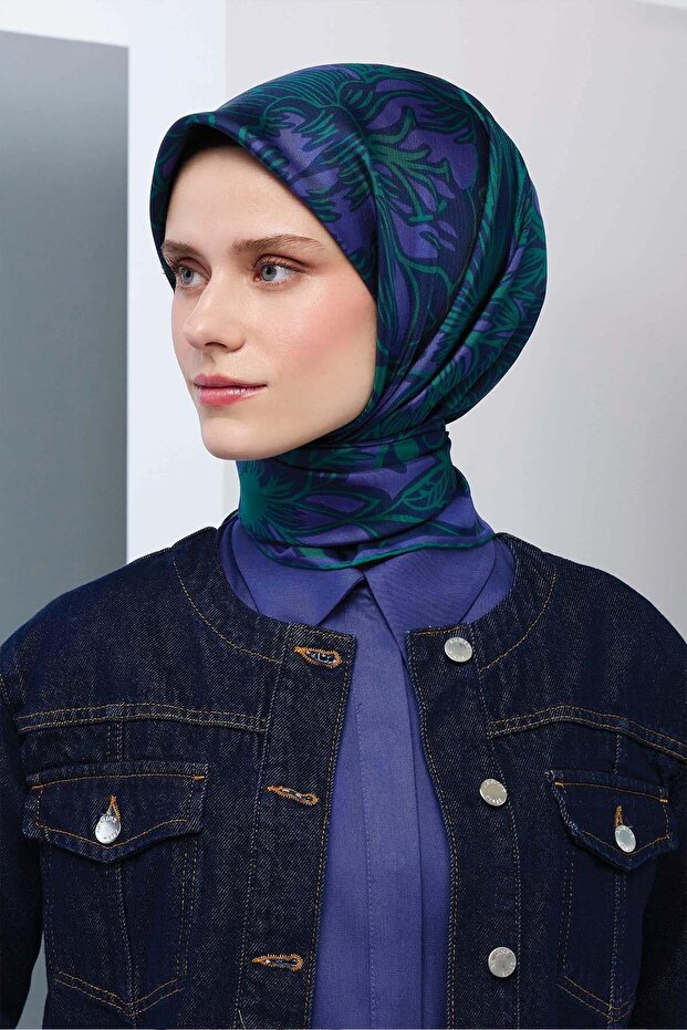 وشاح حريري 2026 ربيع-صيف - 9539D-84 - تيفيل