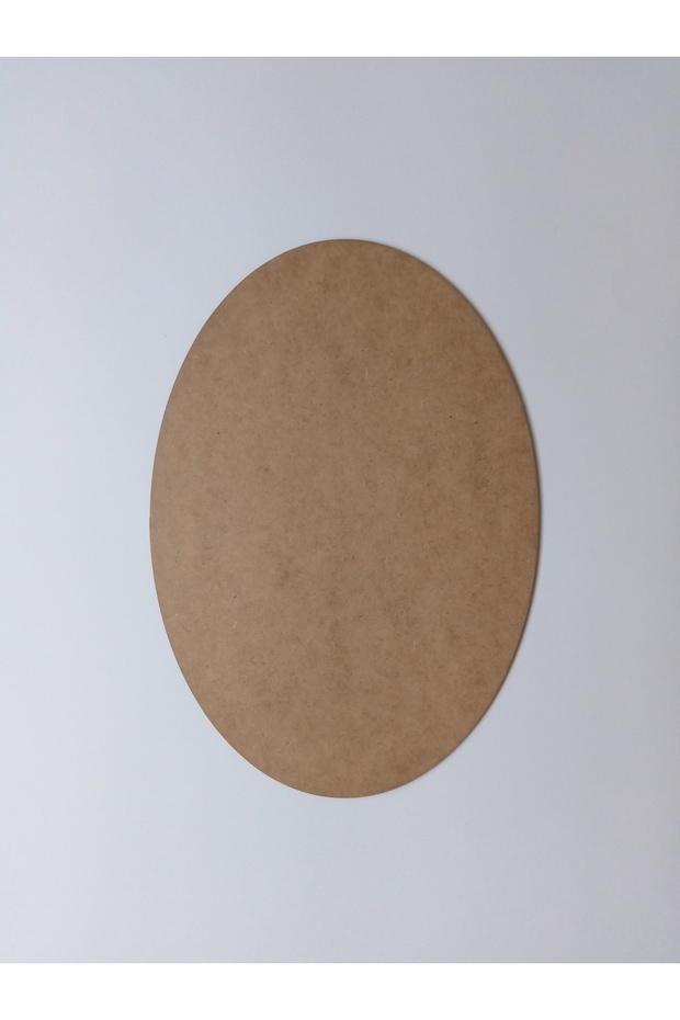 Ham MDF Oval Levha