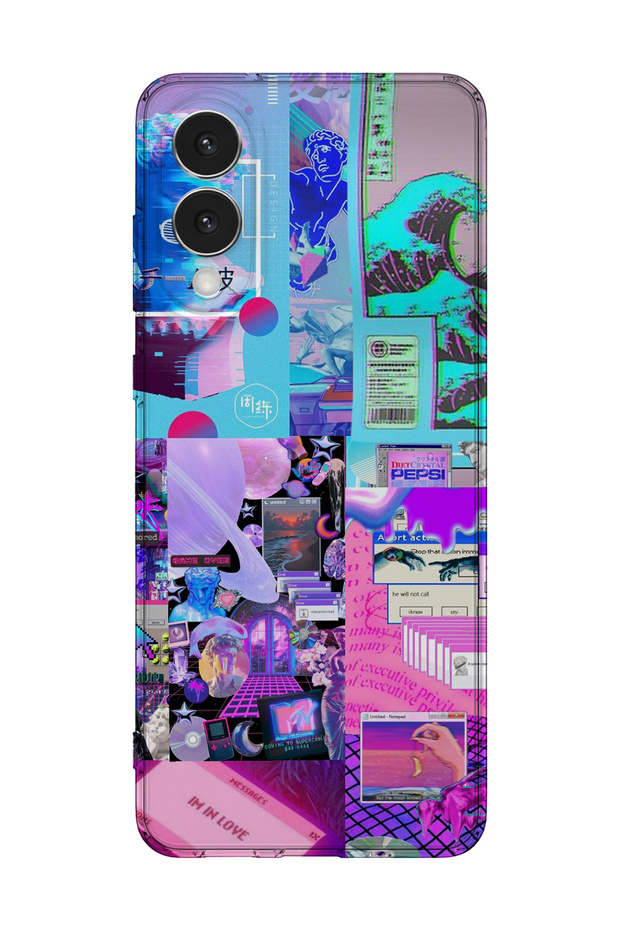 Samsung Galaxy S25 Edge Compatible Printed Transparent Phone Case | Collection: Neondream District