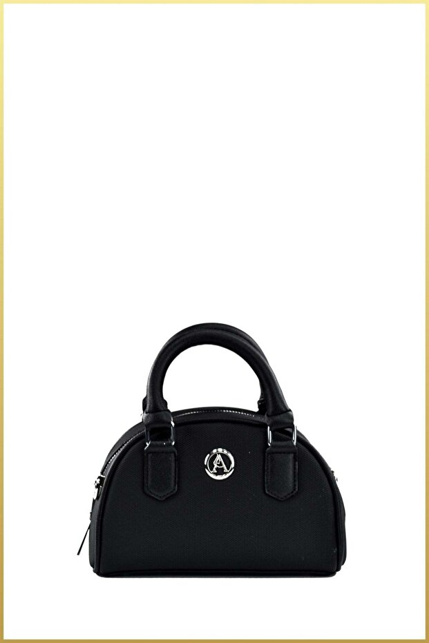 Sofia Women's Baguette Hand and Shoulder Bag - Black
