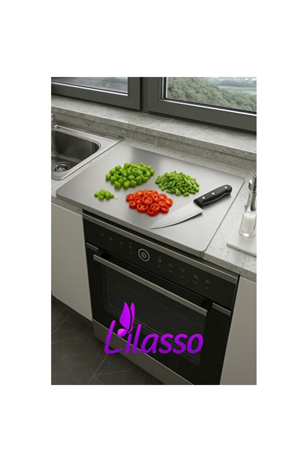 Stainless Steel Single-Twist Metal Countertop Protective Cutting Board 30x40 cm