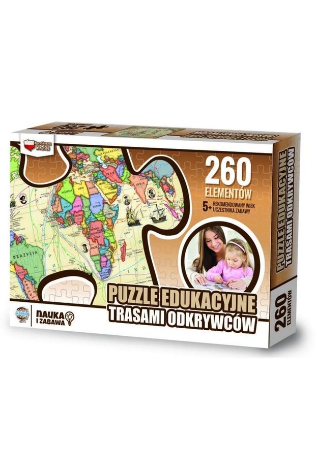 Puzzle educativ 260 cu tematica exploratorilor