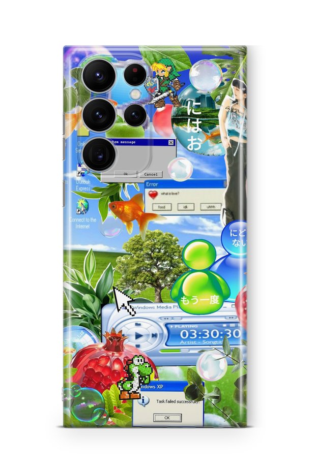 Samsung Galaxy S24 Ultra Compatible Printed Transparent Phone Case | Collection: Aeroglass Mirage
