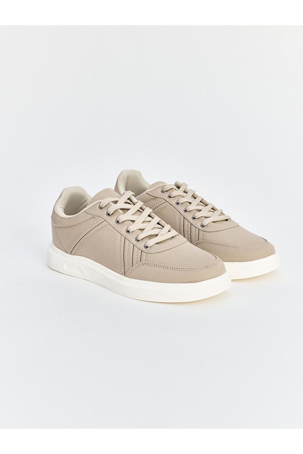 Lcw Steps Beige Lace-Up Men's Sports Shoes