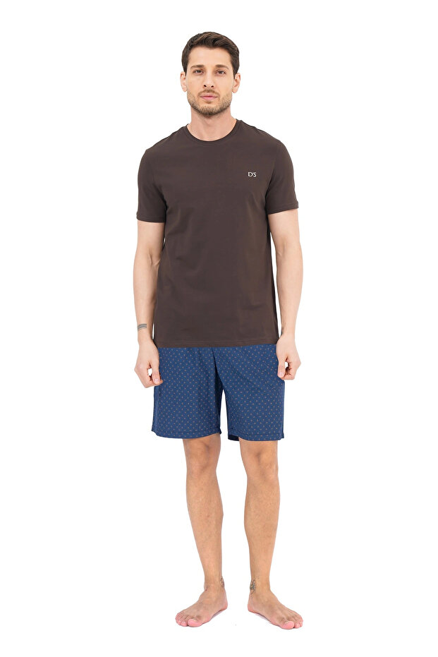 D's damat 25003 men's woven shorts set