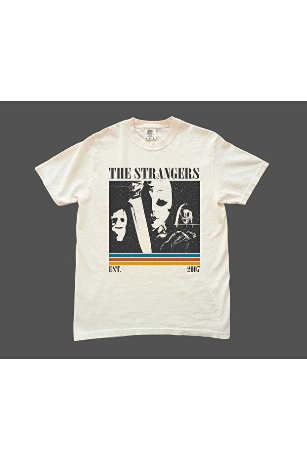 Strangers Printed Unisex Oversize T-Shirt