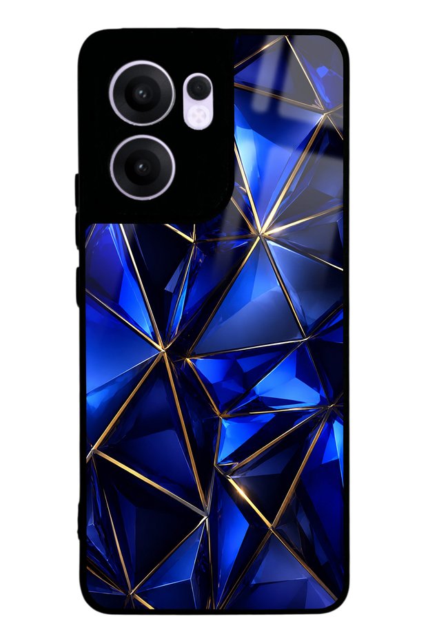Oppo Reno 13F Sapphire Crystal Edge Design Glossy Phone Case