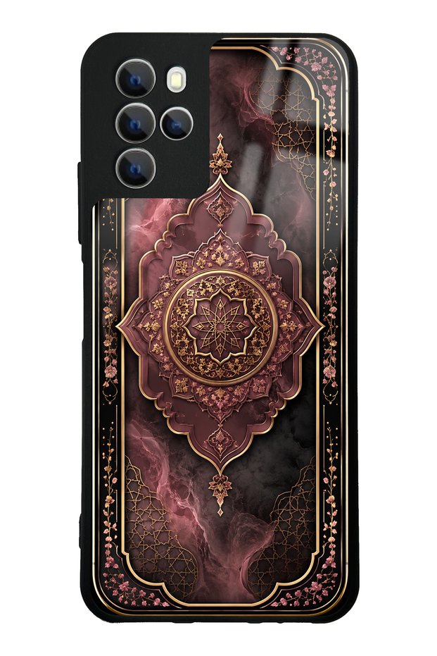 Omix X700 Rosewood Ottoman Medallion Design Glossy Phone Case