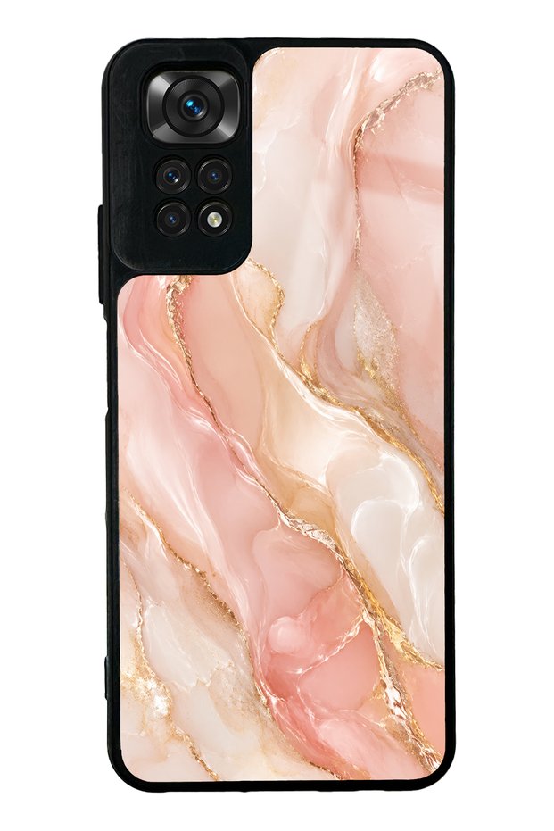 Xiaomi Redmi Note 11S Blush Gold Marble Design Glossy Phone Case