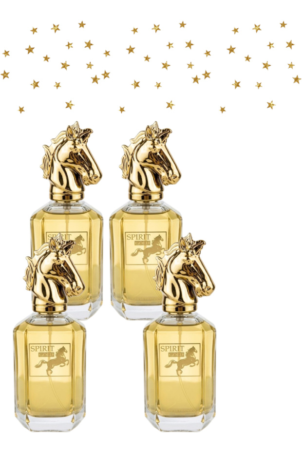 4 قطع من عطر سبيريت جولد 100 مل