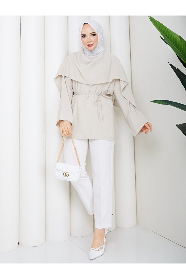 Tunic with Cape Detail