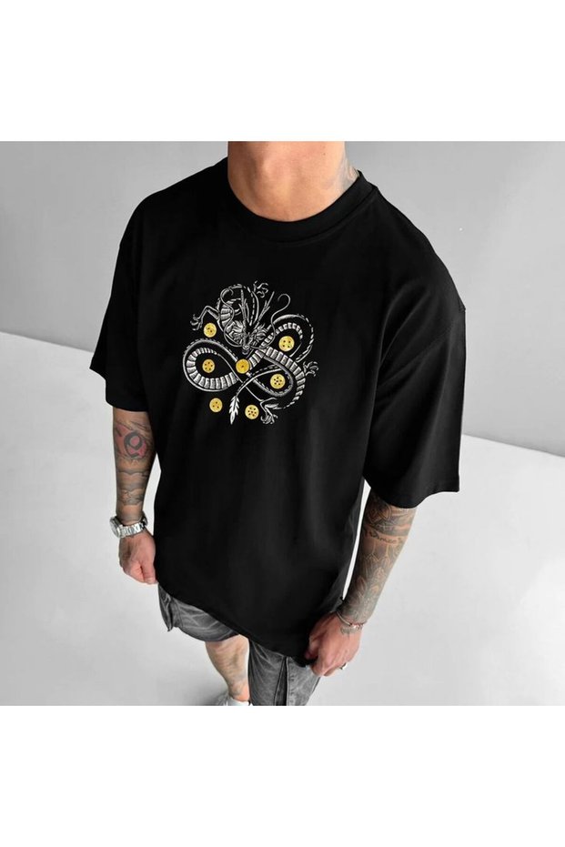 Unisex Colorful Oversize Printed T-Shirt Streetwear Comfortable Fit Daily Premium