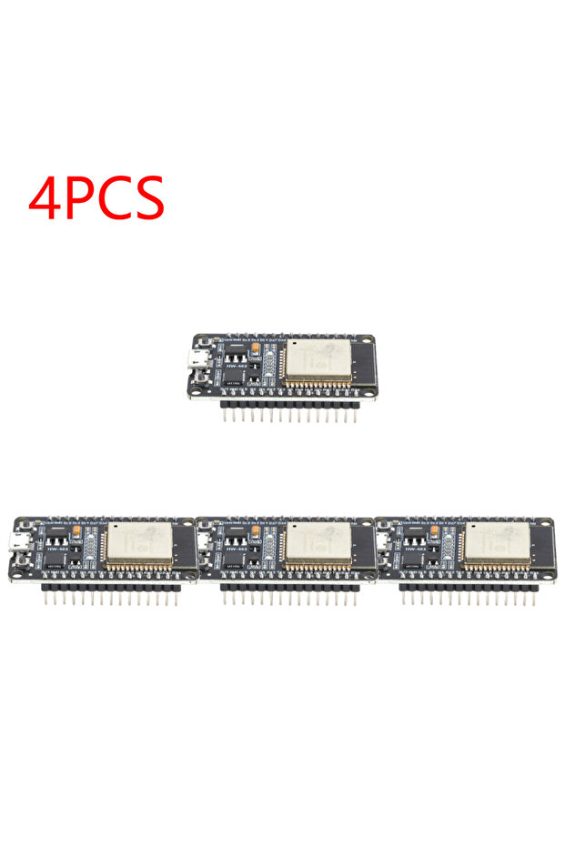 4 قطع من لوحة تطوير CP2102 USB 1-6PCS ESP32 WROOM-32D، لوحة تطوير لاسلكية واي فاي وبلوتوث