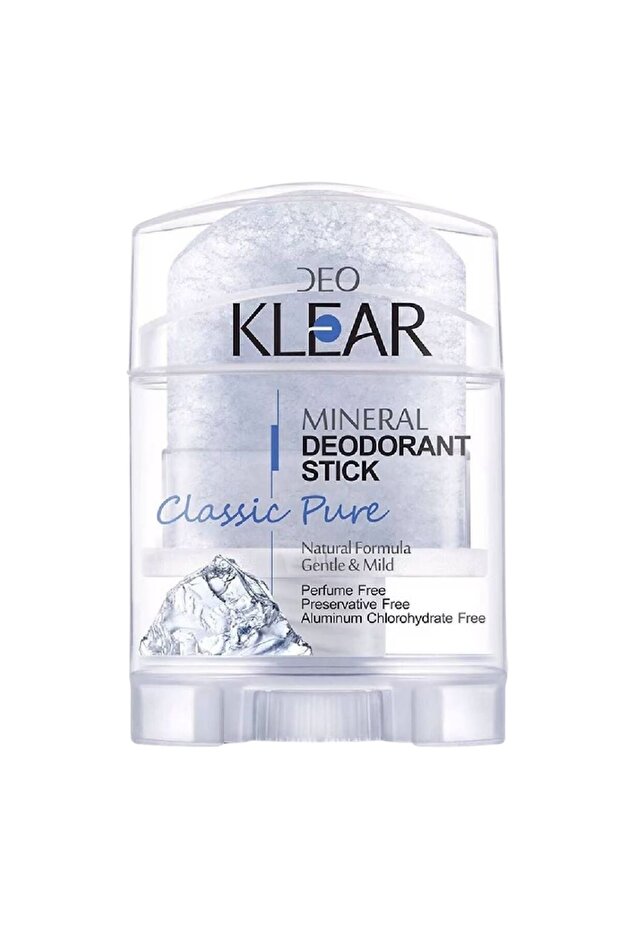 Deo Klear Natural Mineral Deodorant Stick Classic 70Gm