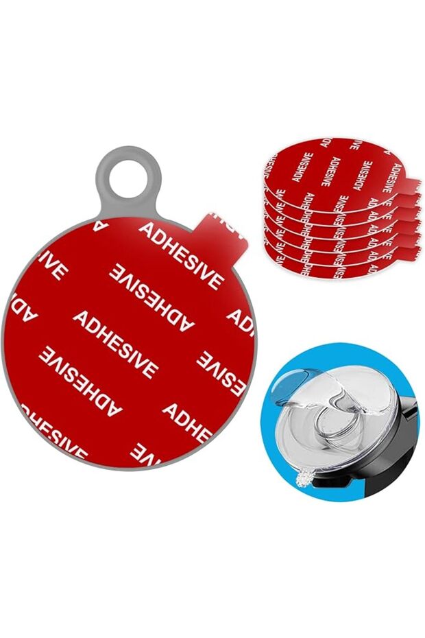 Very High Bond Sticky Adhesive, 6 Pack Dashboard Pad Mounting Disk Adhesive Replacement Kit,