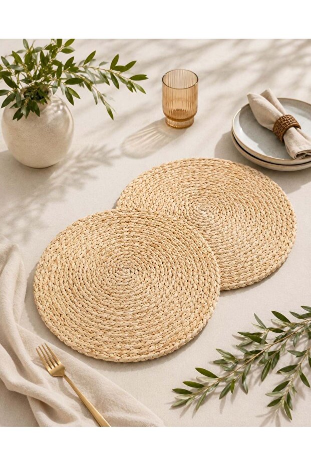 Bamboo 2-Pack 38cm American Wicker Serving Set