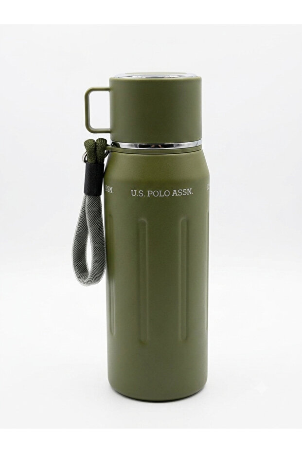 Stainless Steel Thermos Flask with Straw and Cup and Normal Drinking Options Stainless 750ml