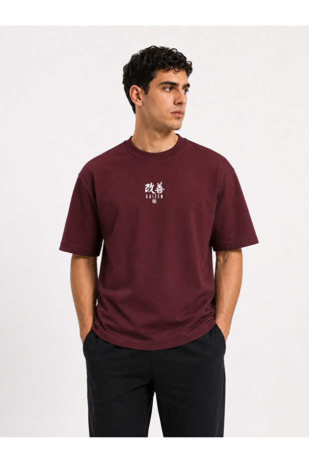 Kaizen Printed T-Shirt Comfortable Fit 100% Cotton Minimal Unisex