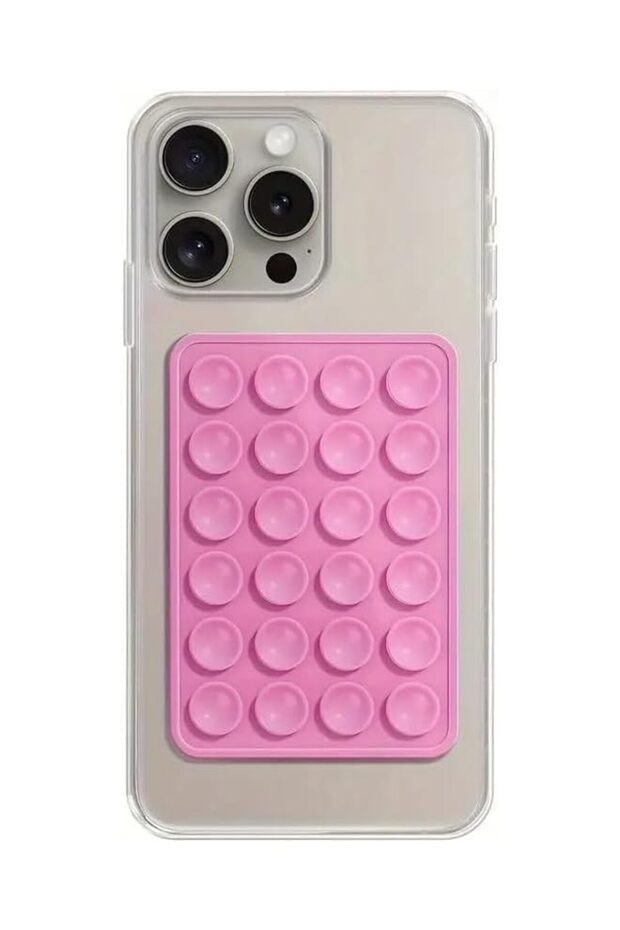 Hands-Free Silicone Suction Phone Mount for Selfies