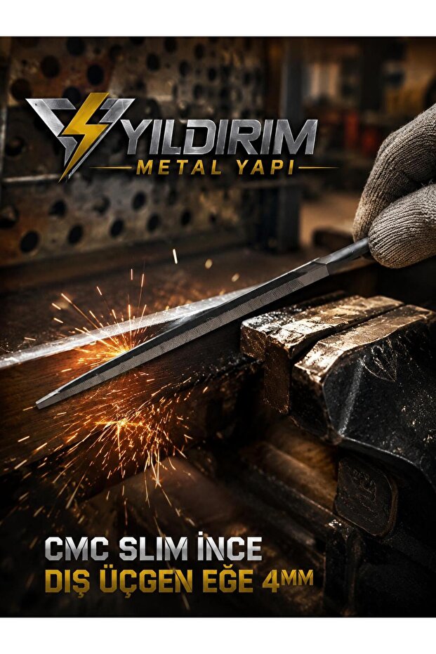 CMC SLİM İNCE DİŞ ÜÇKEN EĞE 4 MM