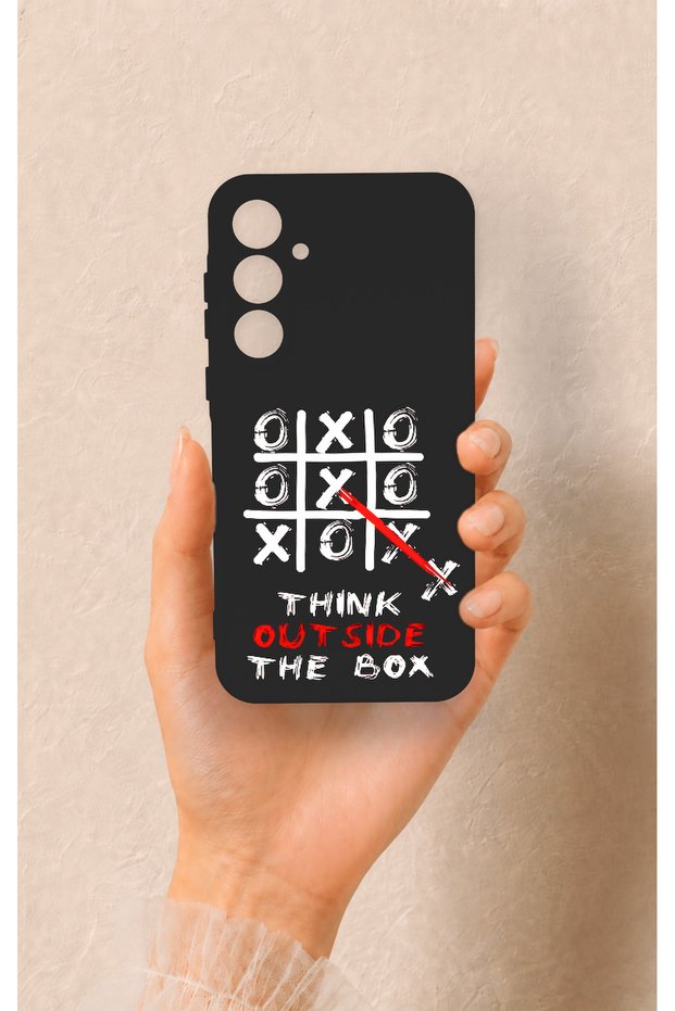 Samsung A35 Compatible Out Side the Box Patterned Silicone Case