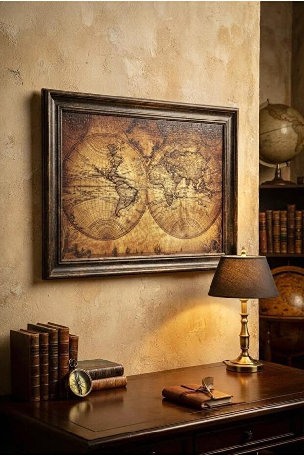 Explore the World: Ancient Map 1000 Piece Puzzle 1000 Piece Historical Classic World Map