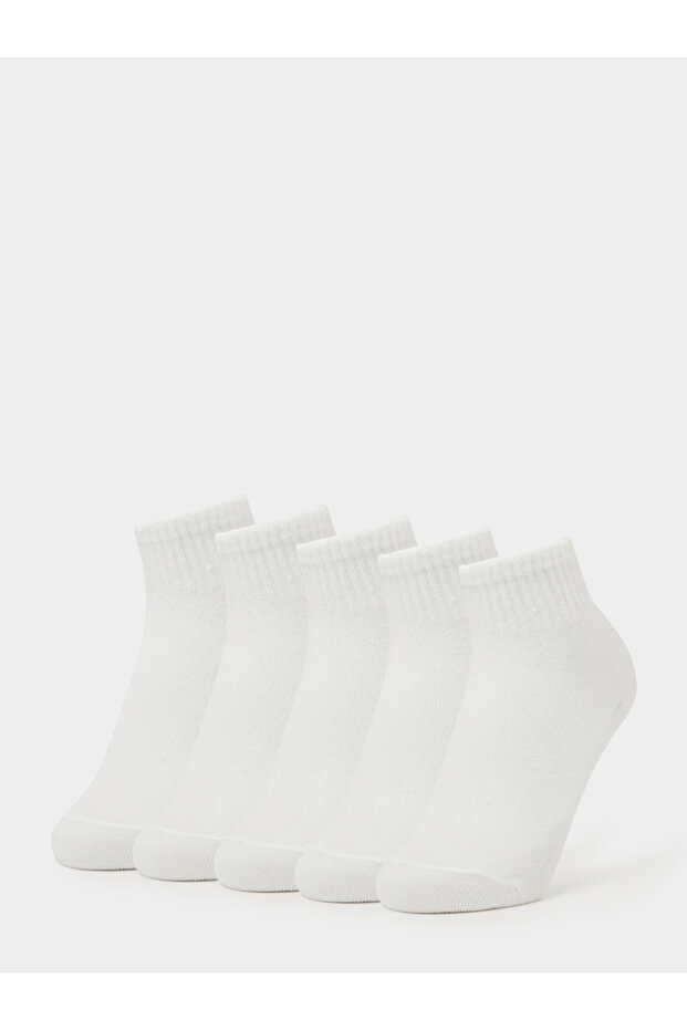 Kids White Ankle Length Socks