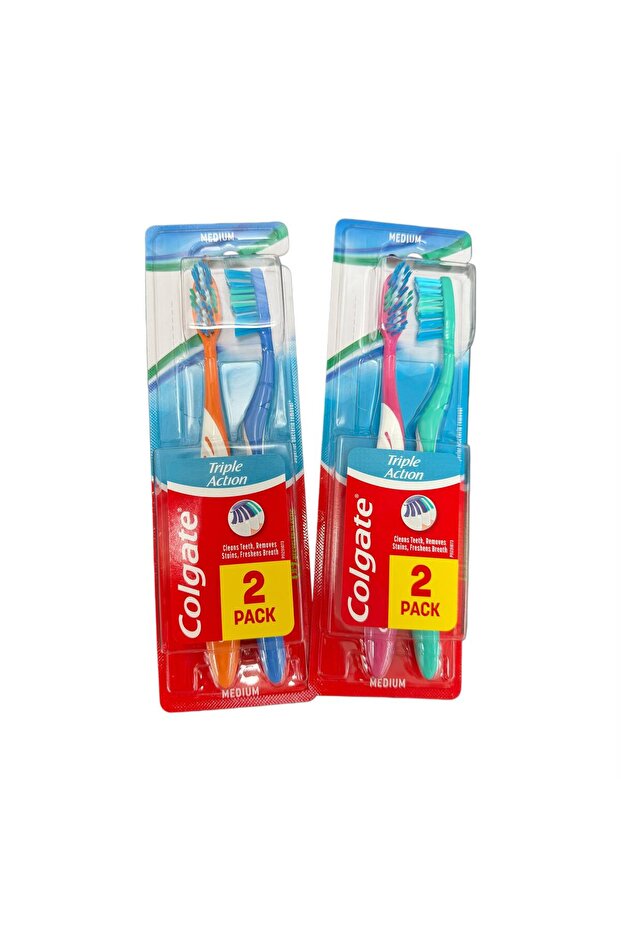 Triple action toothbrush 2Pack - 1
