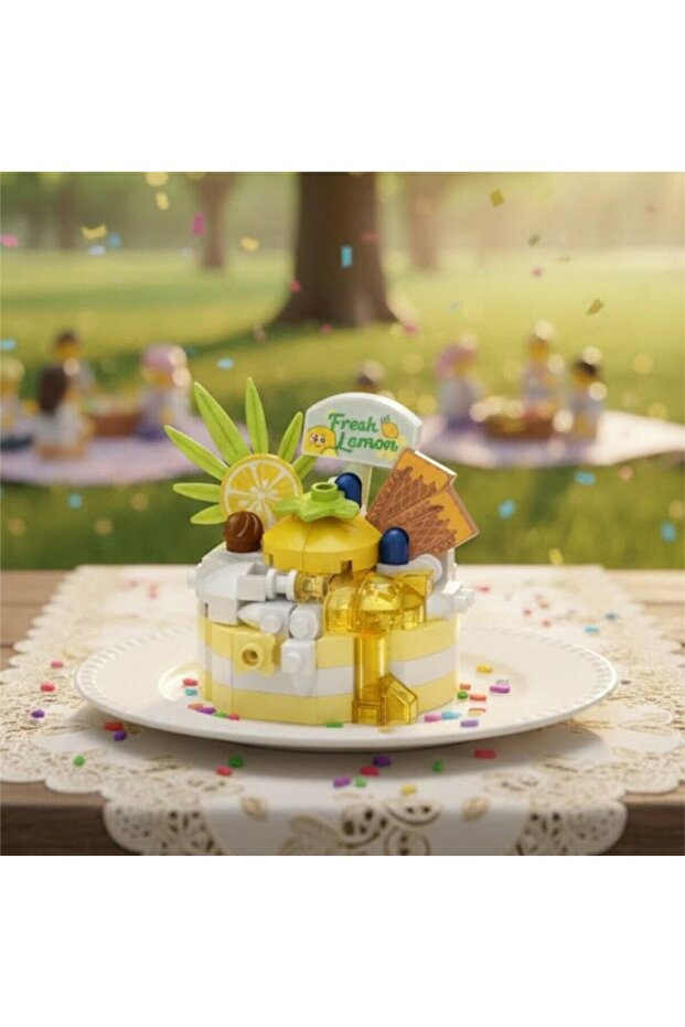 Lz-8643 Lemon Cake 160 Pieces Block Toy-Mini Bag