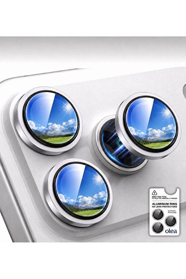 iPhone 17 Pro Max/ 17 Pro Compatible Ar+ Af+ Premium Sapphire Camera Protective Lens with Easy Installation Tool