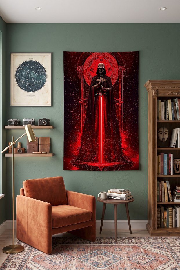 Star Wars Darth Vader Wall Covering – Modern Decorative Quality Fabric Tapestry Wall Tapestry
