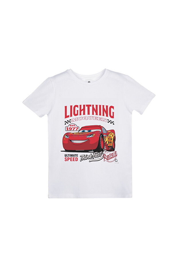 تيشيرت للأطفال مطبوع عليه Lightning Mcqueen