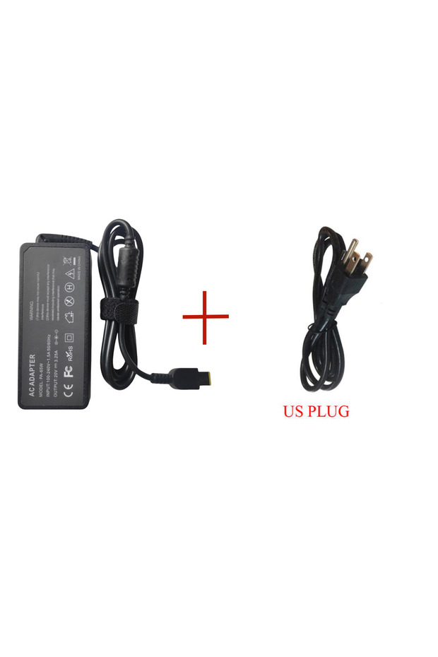 with US plug 65W 20V 3.25A Square AC Laptop Charger Power Adapter For Lenovo Thinkpad X301S X230S G5