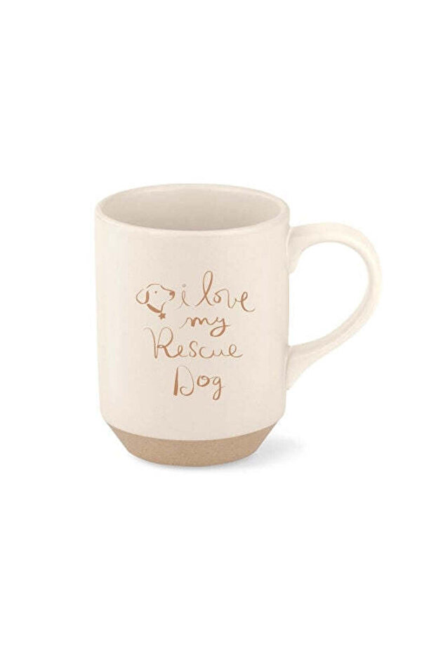 Love My Rescue Dog Stoneware Mug