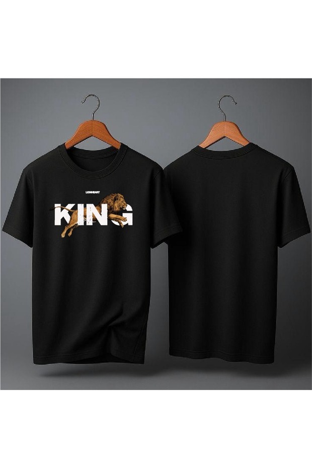 King Lion Printed Oversized T-Shirt
