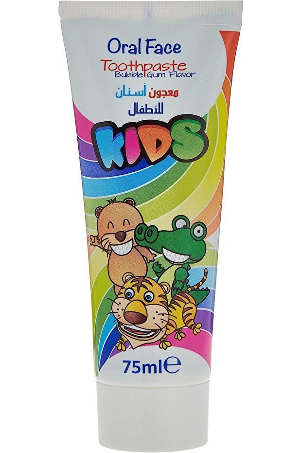 KIDS TOOTHPASTE BUBBLE GUM FLAVOR