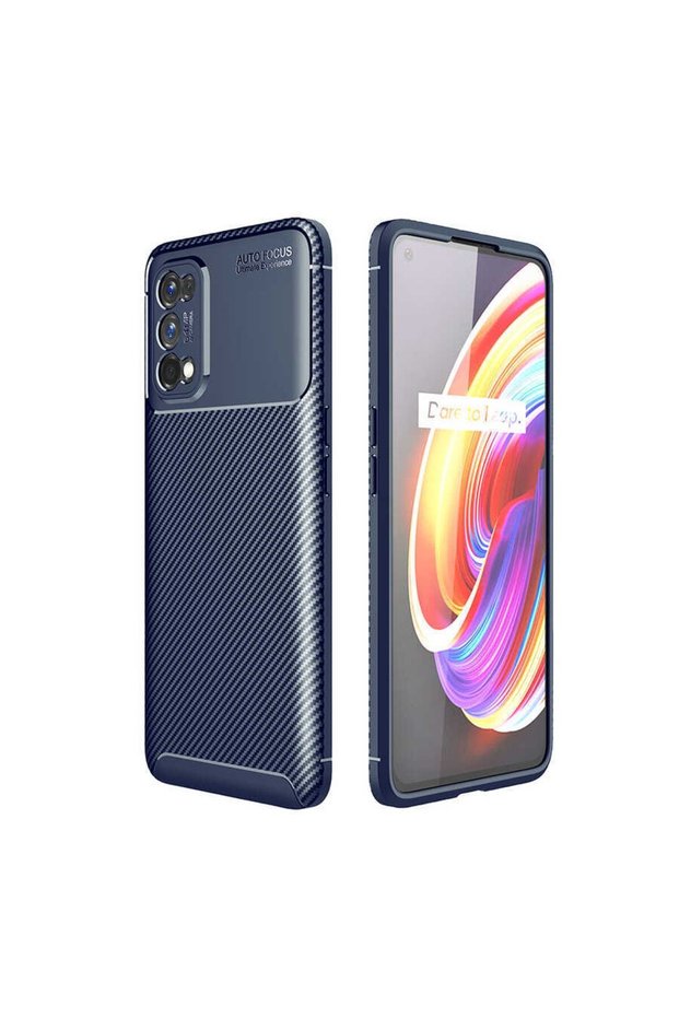 Case Carbon Design Cover for Realme 7 Pro Mobile Phone