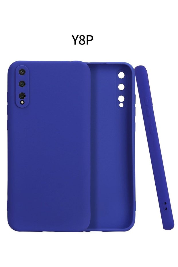 Compatible Case for Huawei Y8P Yumauask Colorful Flexible Premium Rubber Silicone - Navy Blue