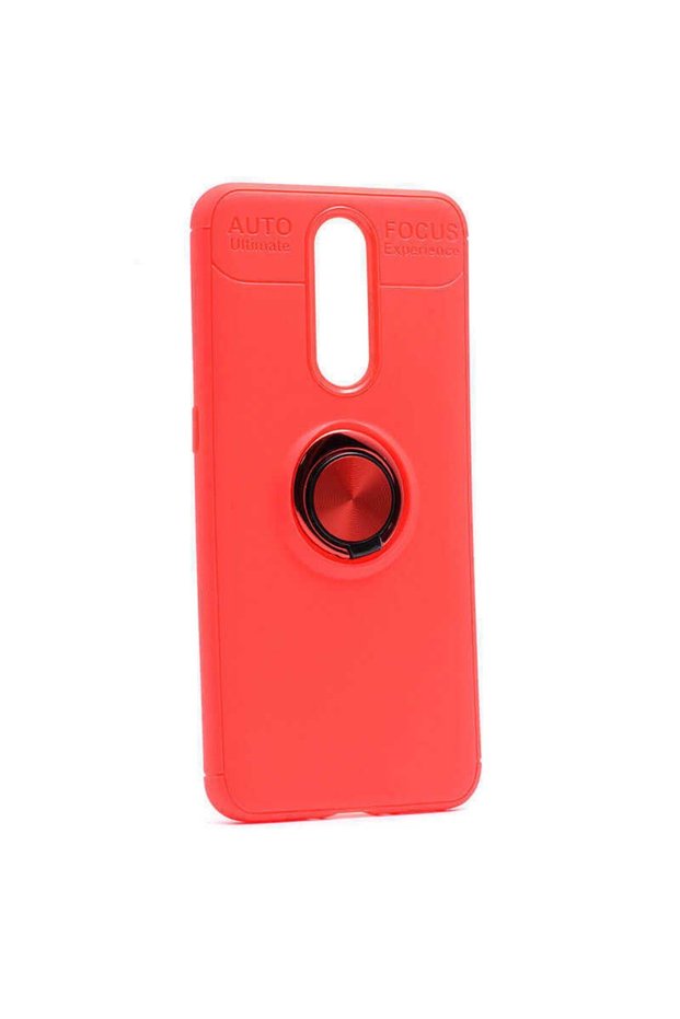 Silicone Ravel Cover with Rotatable Ring Stand for Oppo Rx17 Pro Compatible Mobile Phone