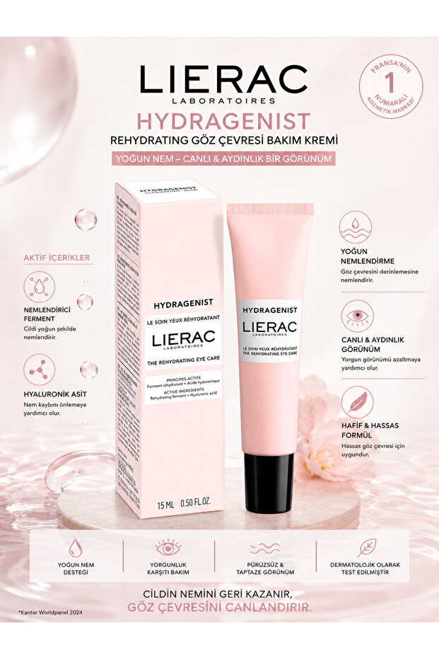 Intensive Moisturizing and Revitalizing Eye Cream with Renewing Effect for the Eye Area 15 ml