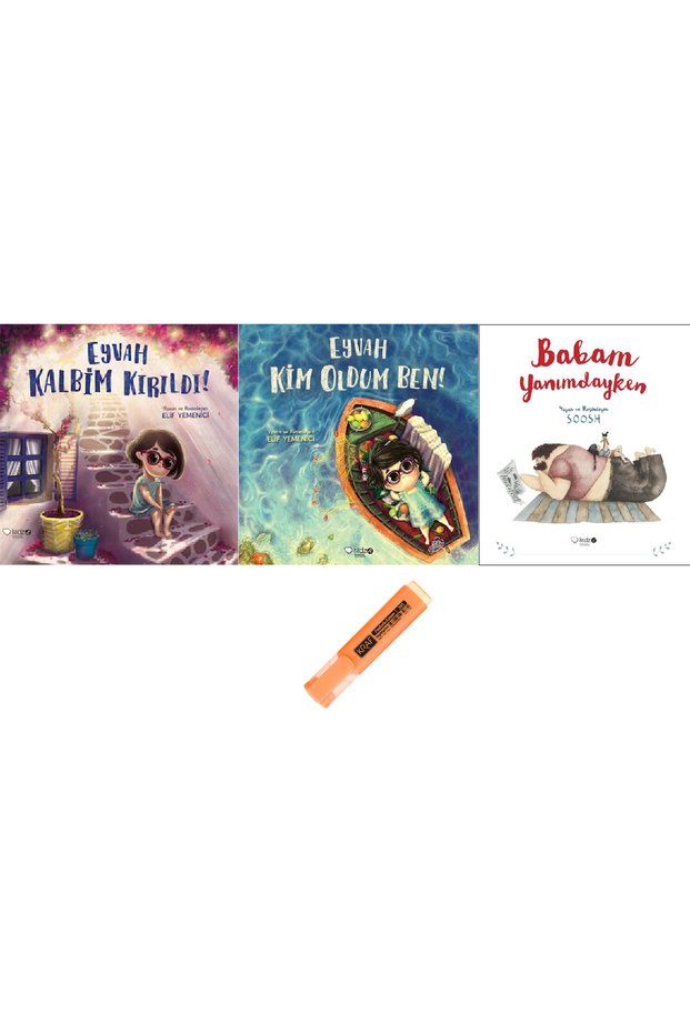 Eyvah Kalbim Kırıldı!</DNTCTMS> + I Became Kim! + Babam Yanımdayken</DNTCTMS> 3 Kitap Set Kalem Hd
