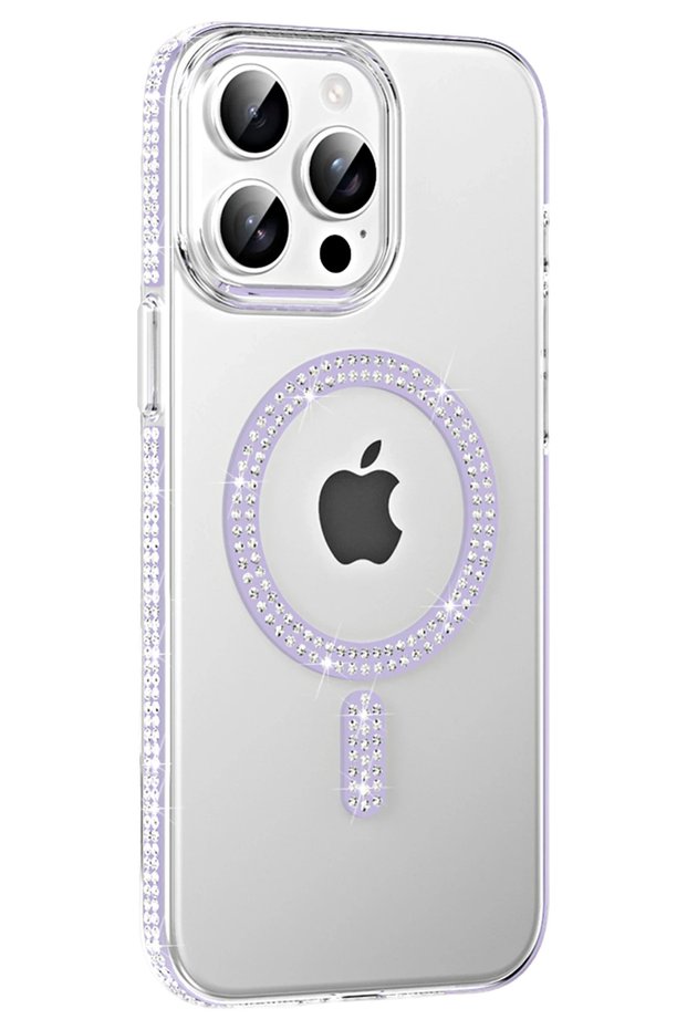 Aconcept iPhone 15 Pro Move Stone Magsafe Cover (91614) - Lilac