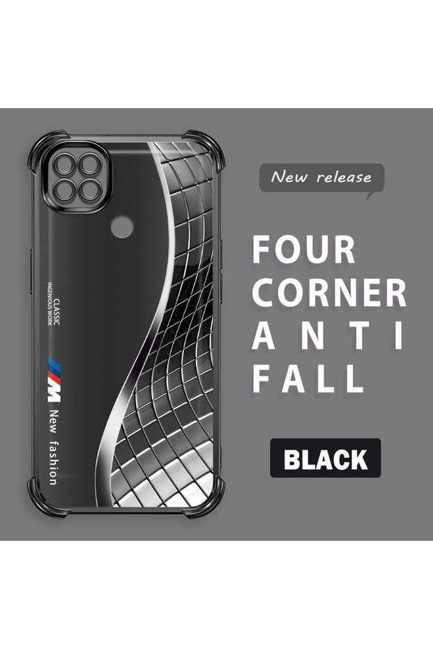 Xiaomi Redmi 10A Compatible Transparent Back Four-Corner Reinforced Impact Protection Silicone Case