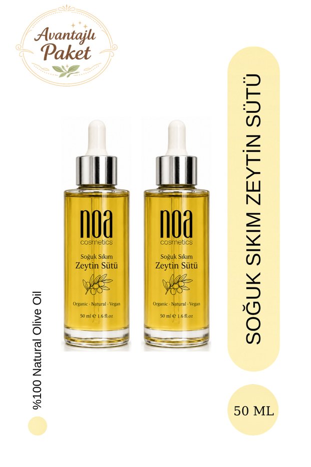 Moisturizing and Nourishing Repairing Hair and Body Care Oil Natural Cold Pressed Olive Oil Set of 2 50 ml