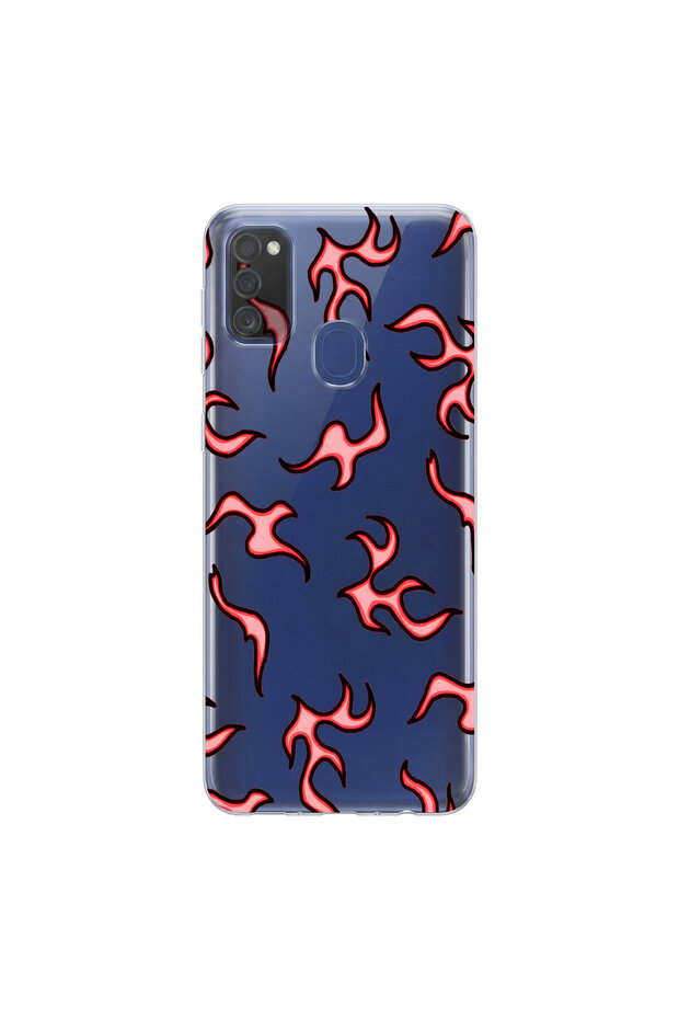 Samsung Galaxy M30S Compatible Wallpaper 4 Design Transparent Case