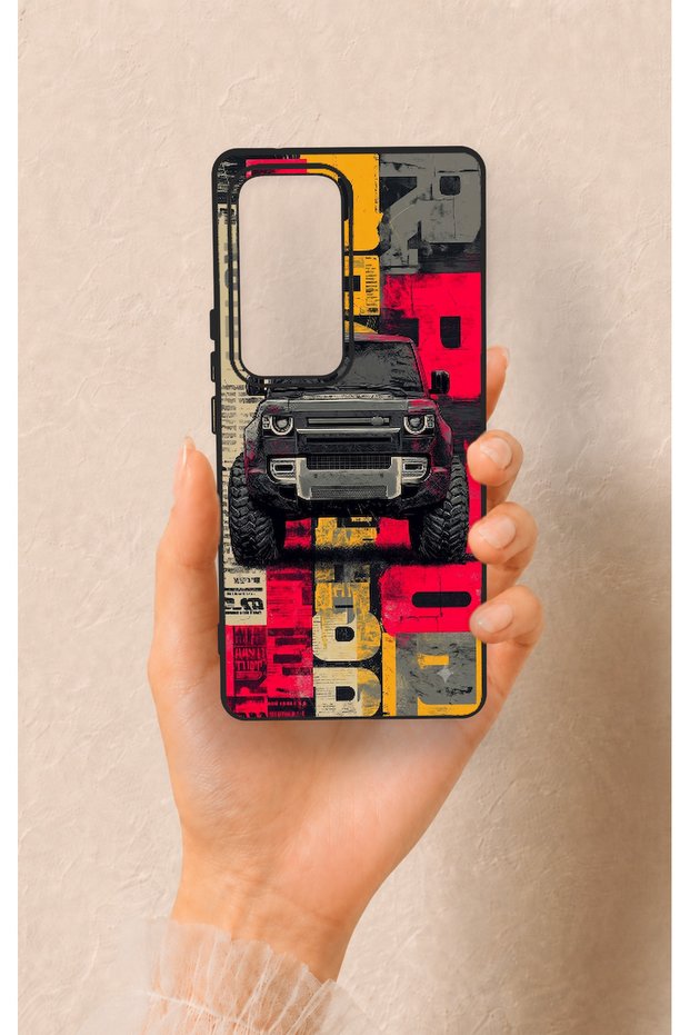 Vivo V30 Compatible Defender Truck Patterned Silicone Case